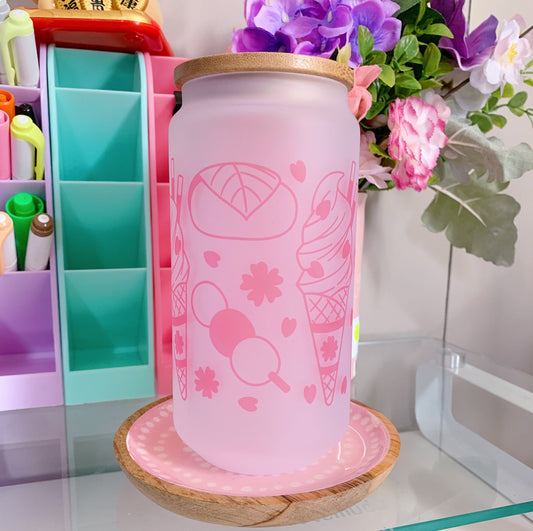 Sakura Festival Glass Tumbler