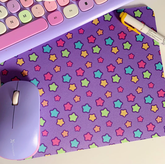 Rainbow Star Mousepad