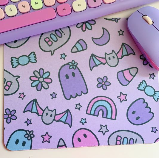 Kawaii Ghost Mousepad