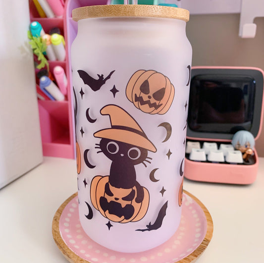 Halloween Glass Tumbler